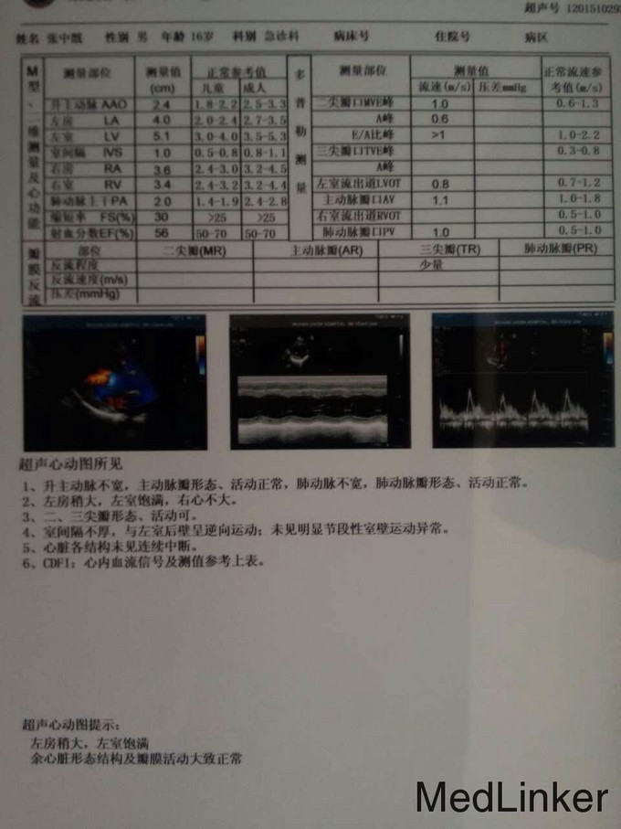 诊断 处理诊断:急性心肌炎.